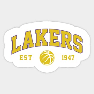 Lakers Basketball Sticker